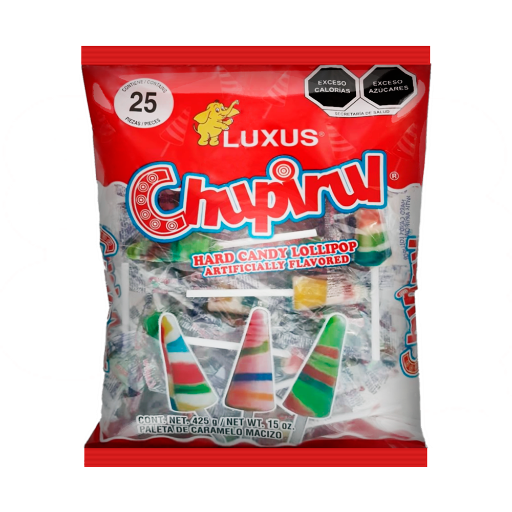 PALETA CHUPIRUL LUXUS 20/25PZA