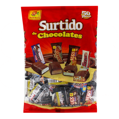 SURTIDO MINI CHOCOLATES 12/50
